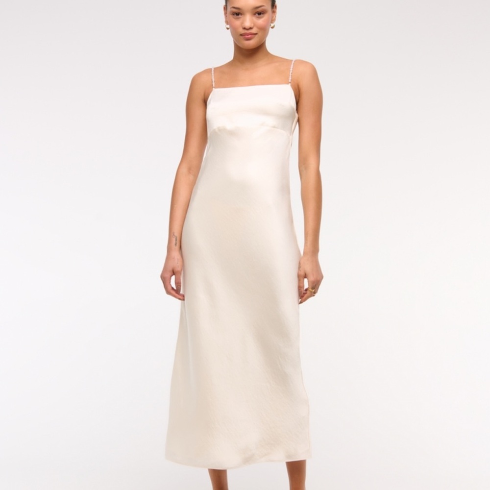 A&F white dress